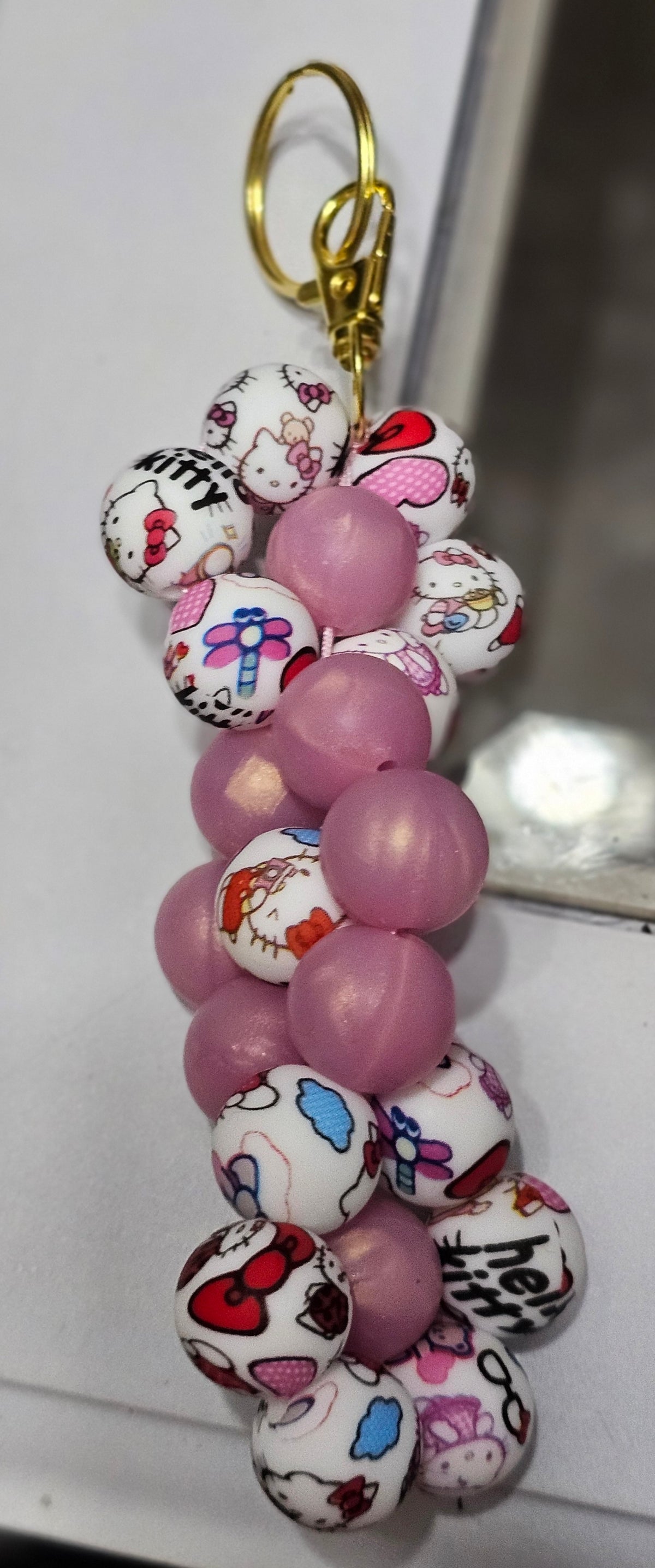 Twisted Flower Keychains